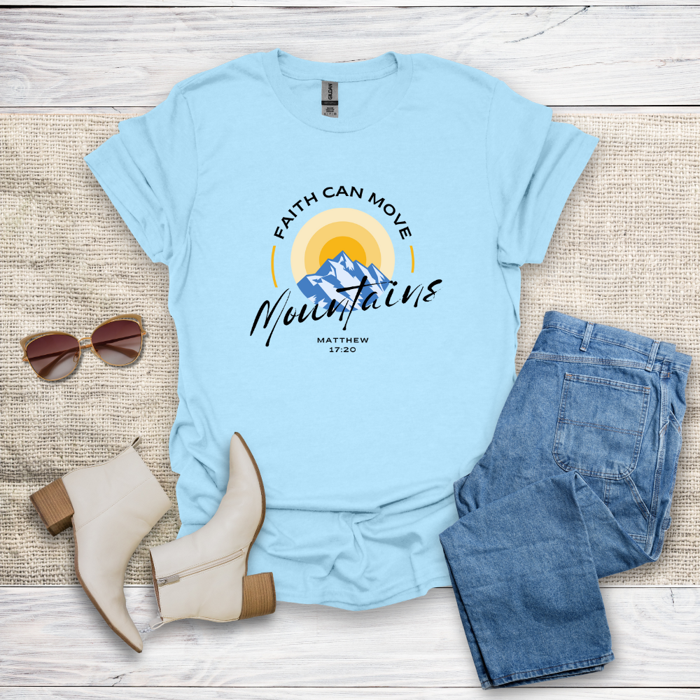 Faith Can Move Mountains Unisex Softstyle T-Shirt - SST305V1