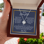 To My Daughter - Unbreakable Bond Necklace Gift Set - SS1040