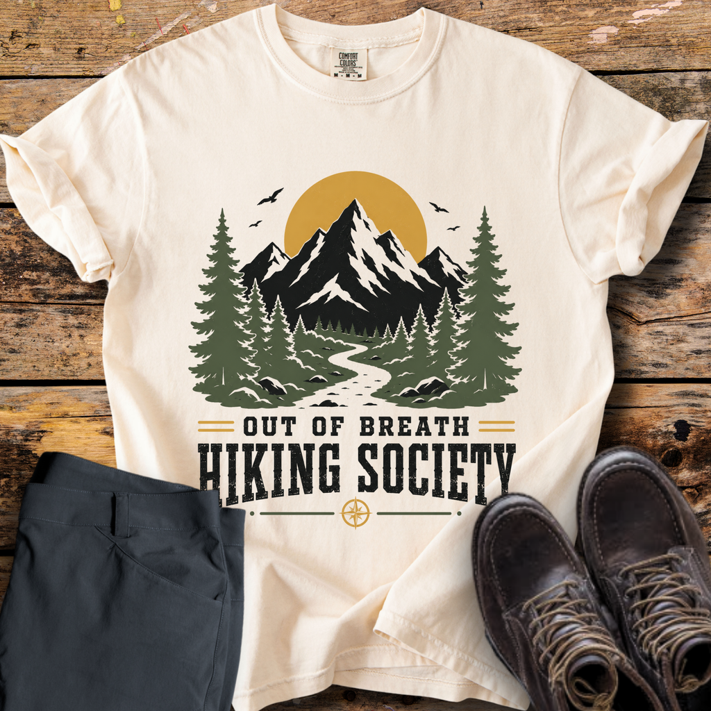 Out Of Breath Hiking Society T-Shirt