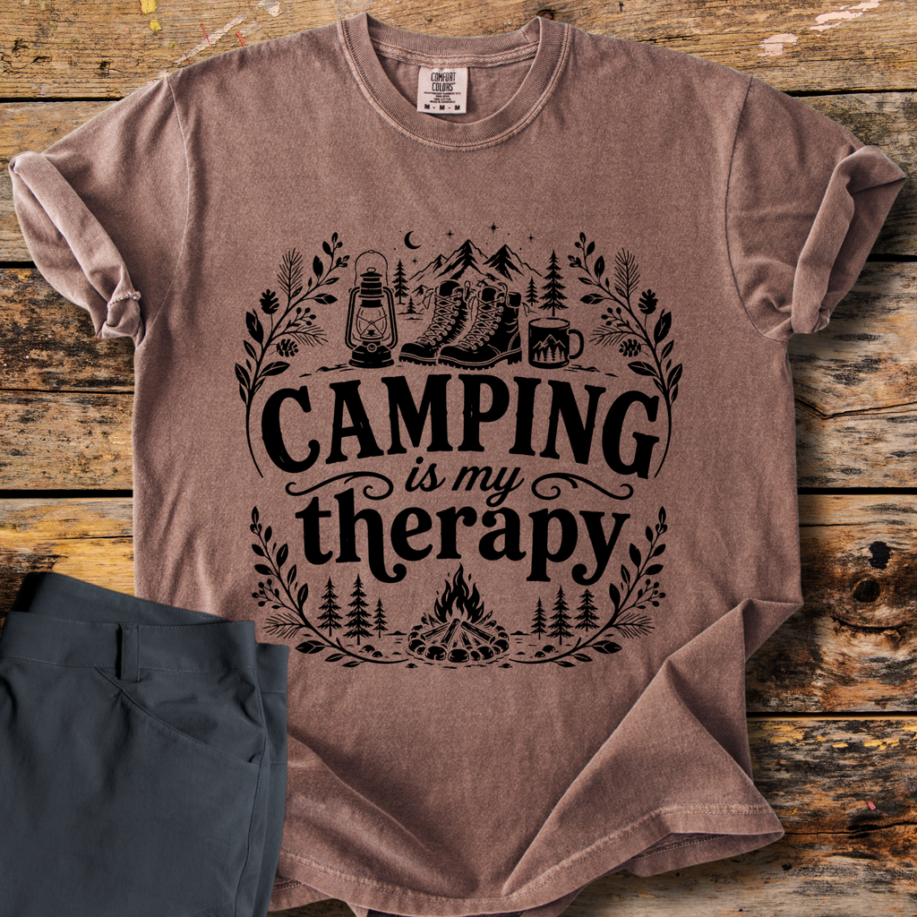 Camping Is My Therapy T-Shirt