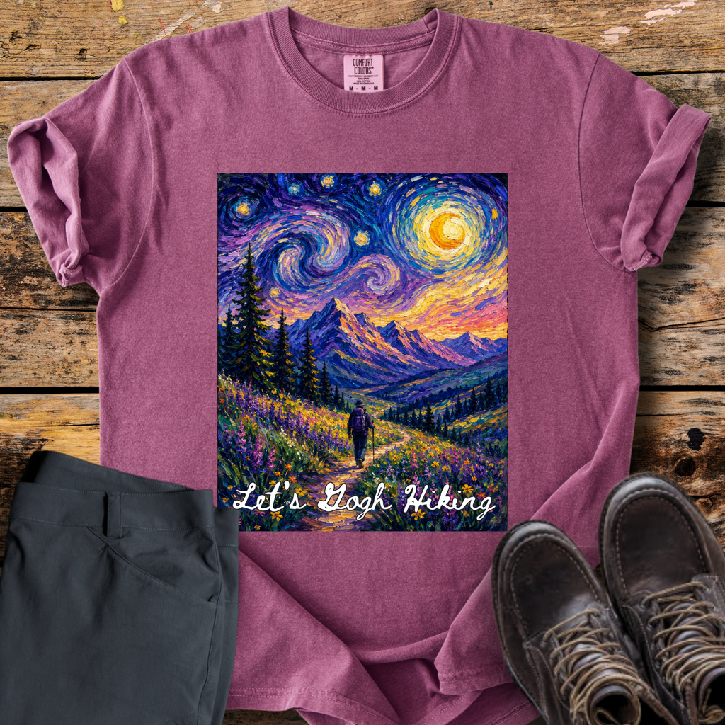 Let's Gogh Hiking T-Shirt