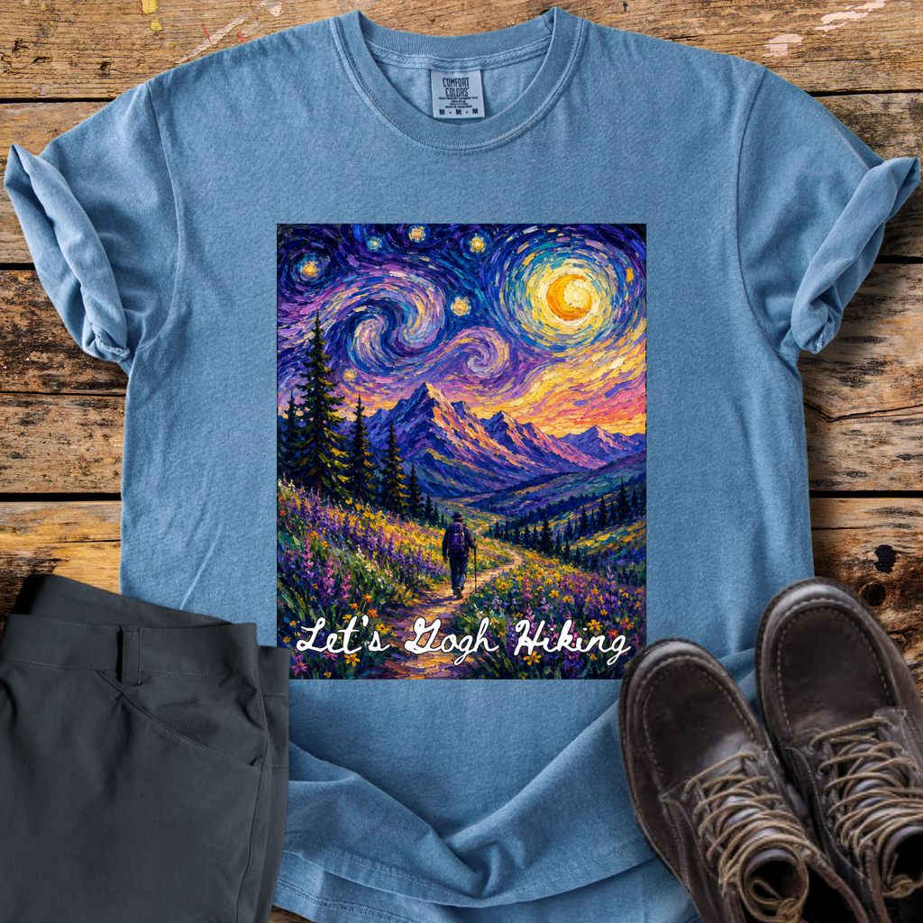 Let's Gogh Hiking T-Shirt