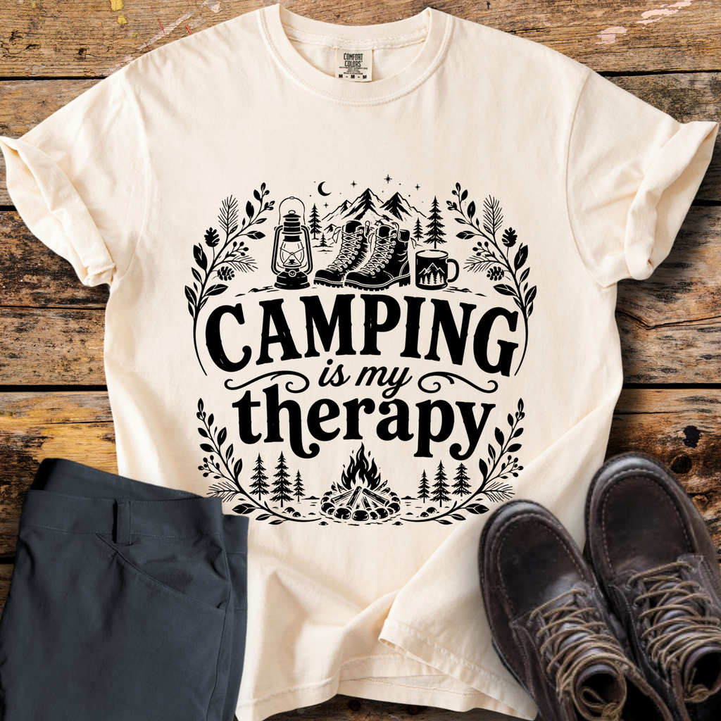 Camping Is My Therapy T-Shirt