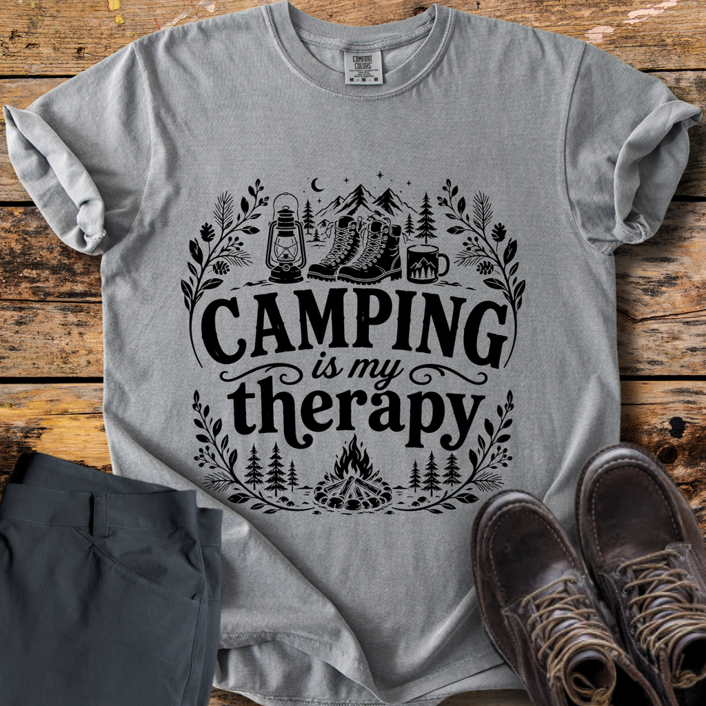 Camping Is My Therapy T-Shirt