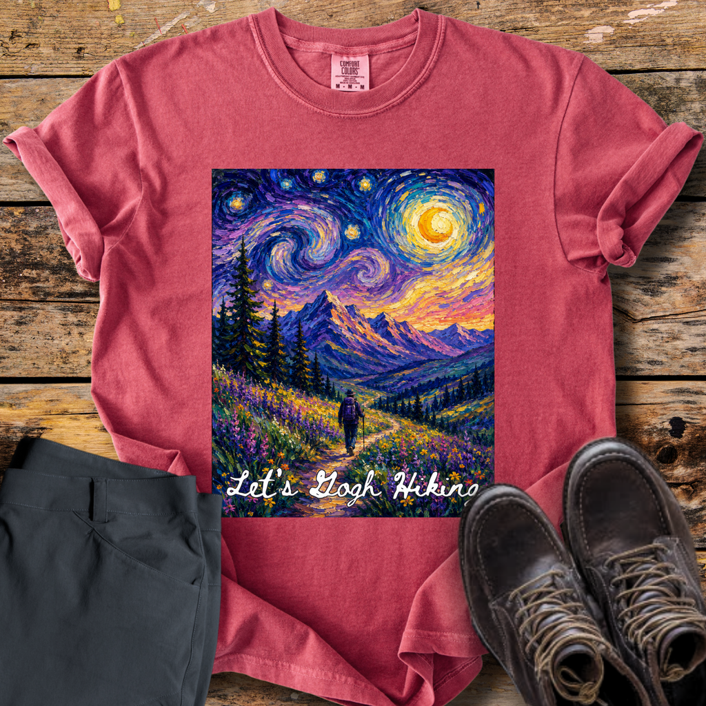 Let's Gogh Hiking T-Shirt