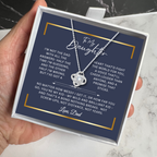 To My Daughter - Unbreakable Bond Necklace Gift Set - SS1010
