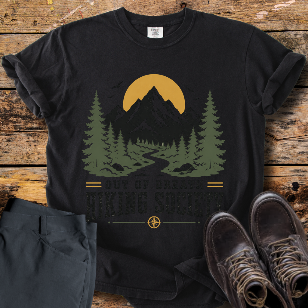 Out Of Breath Hiking Society T-Shirt