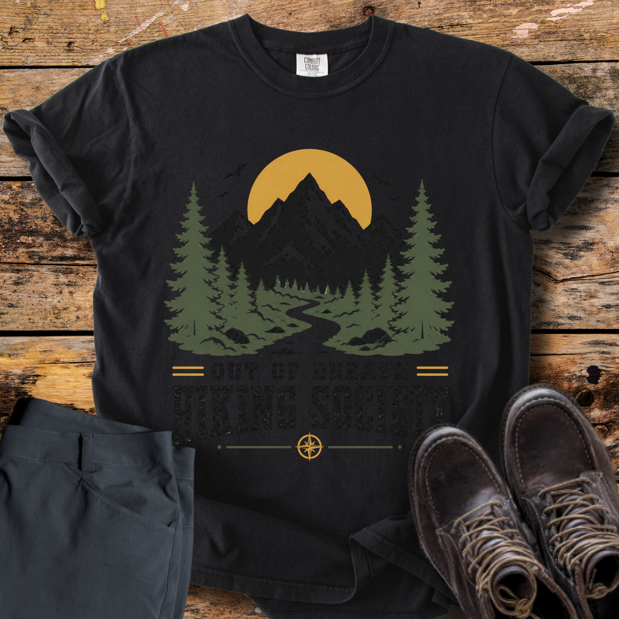 Out Of Breath Hiking Society T-Shirt