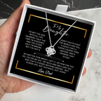 To My Daughter - Unbreakable Bond Necklace Gift Set - SS1020