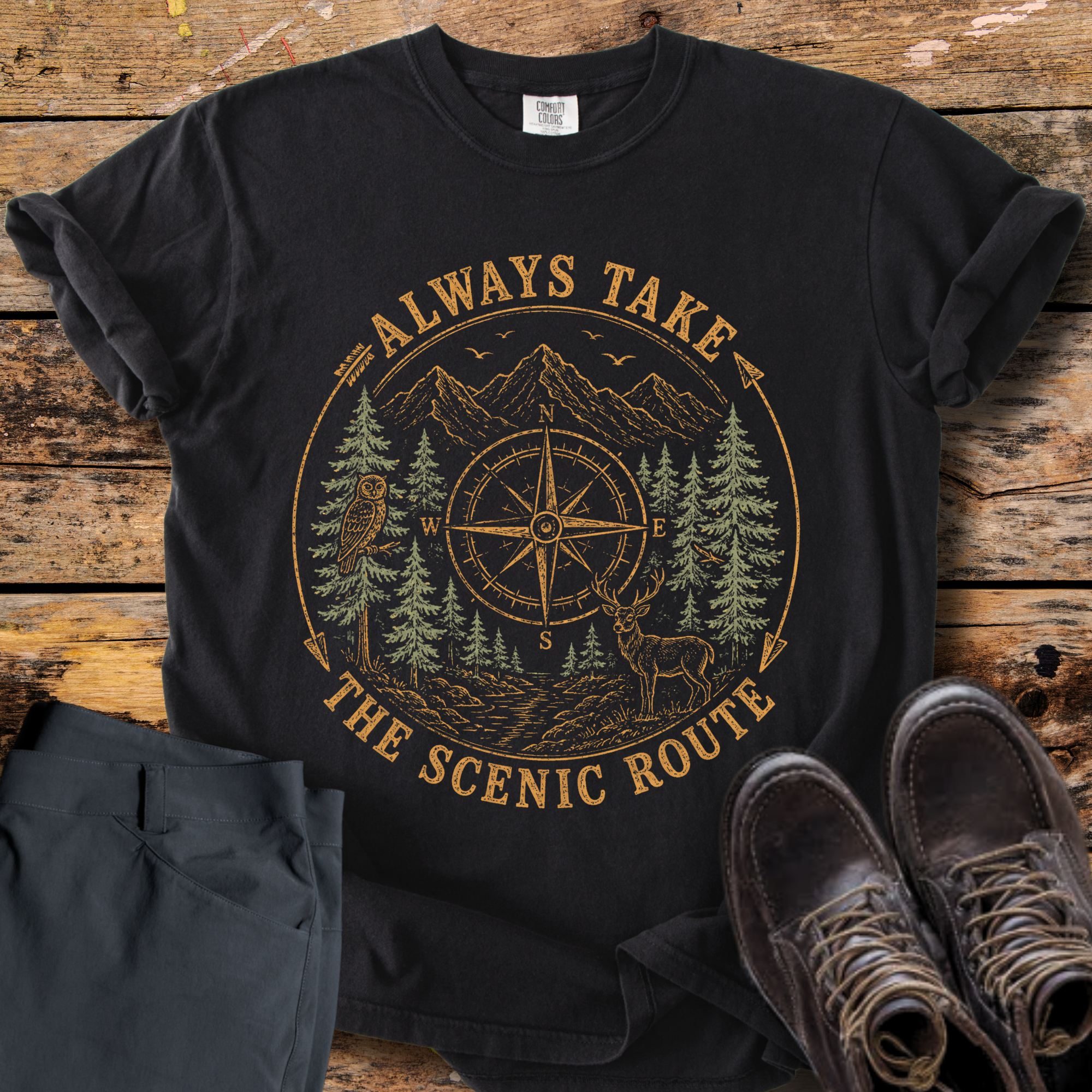 Scenic Route Compass T-Shirt