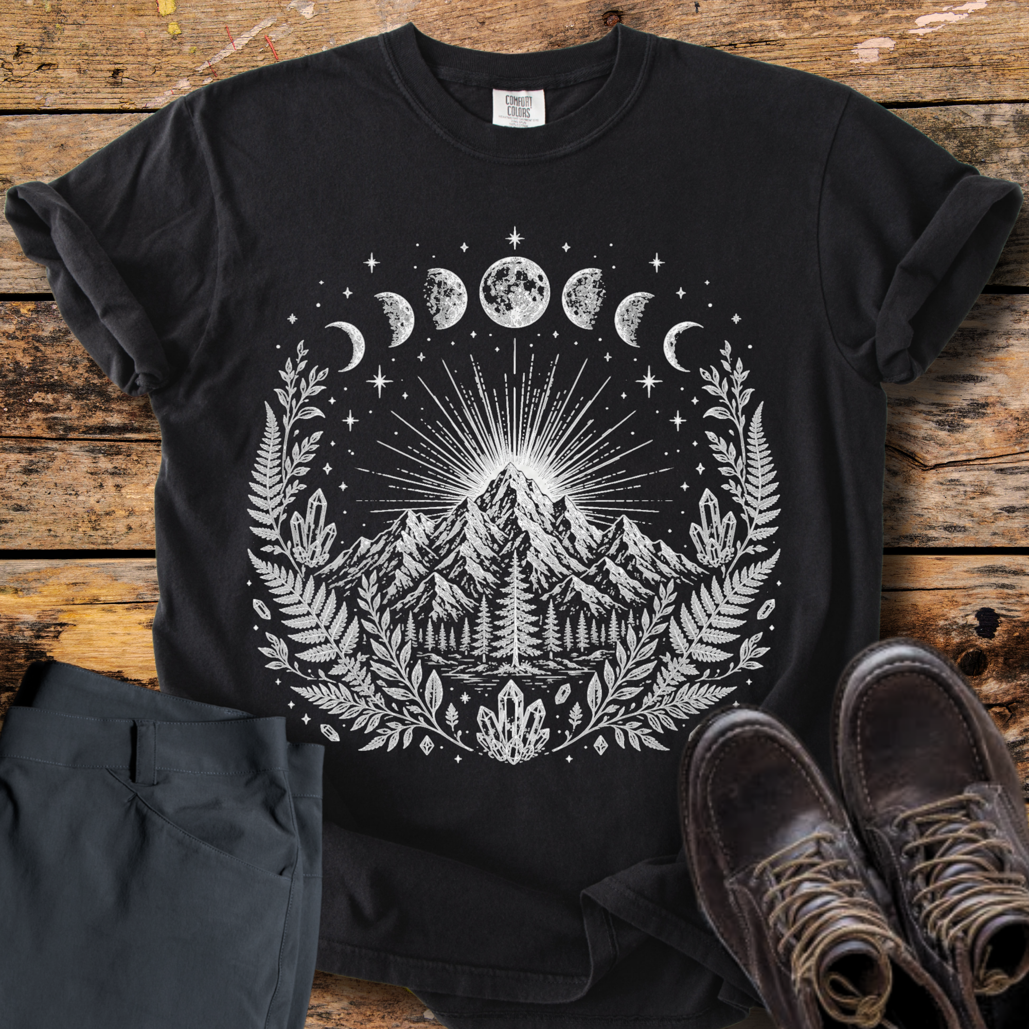 Moonlit Mountain Soul T-Shirt