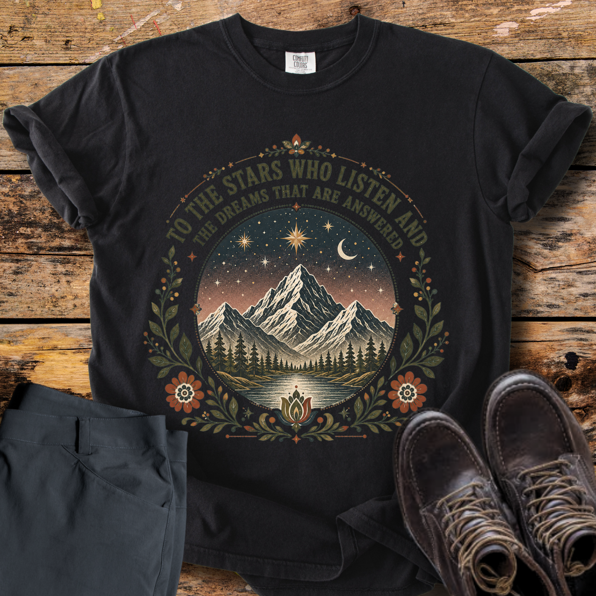 Florals and Stars T-Shirt