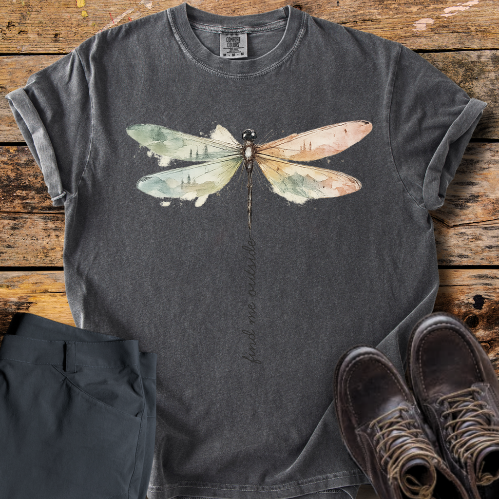 Find Me Outside Dragonfly T-Shirt