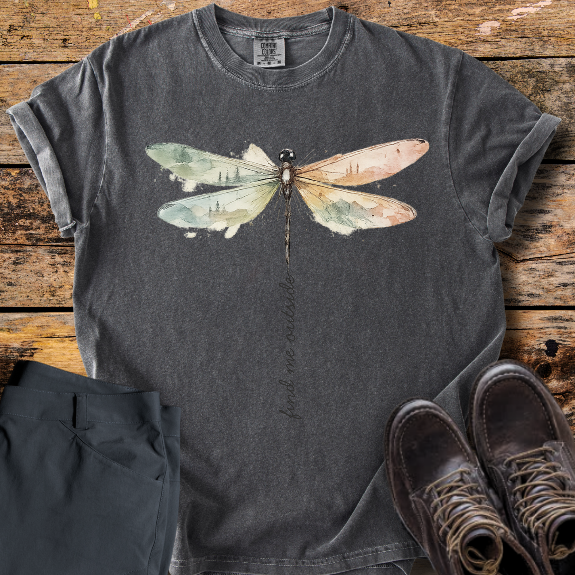 Find Me Outside Dragonfly T-Shirt