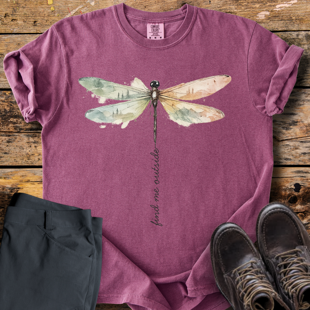 Find Me Outside Dragonfly T-Shirt