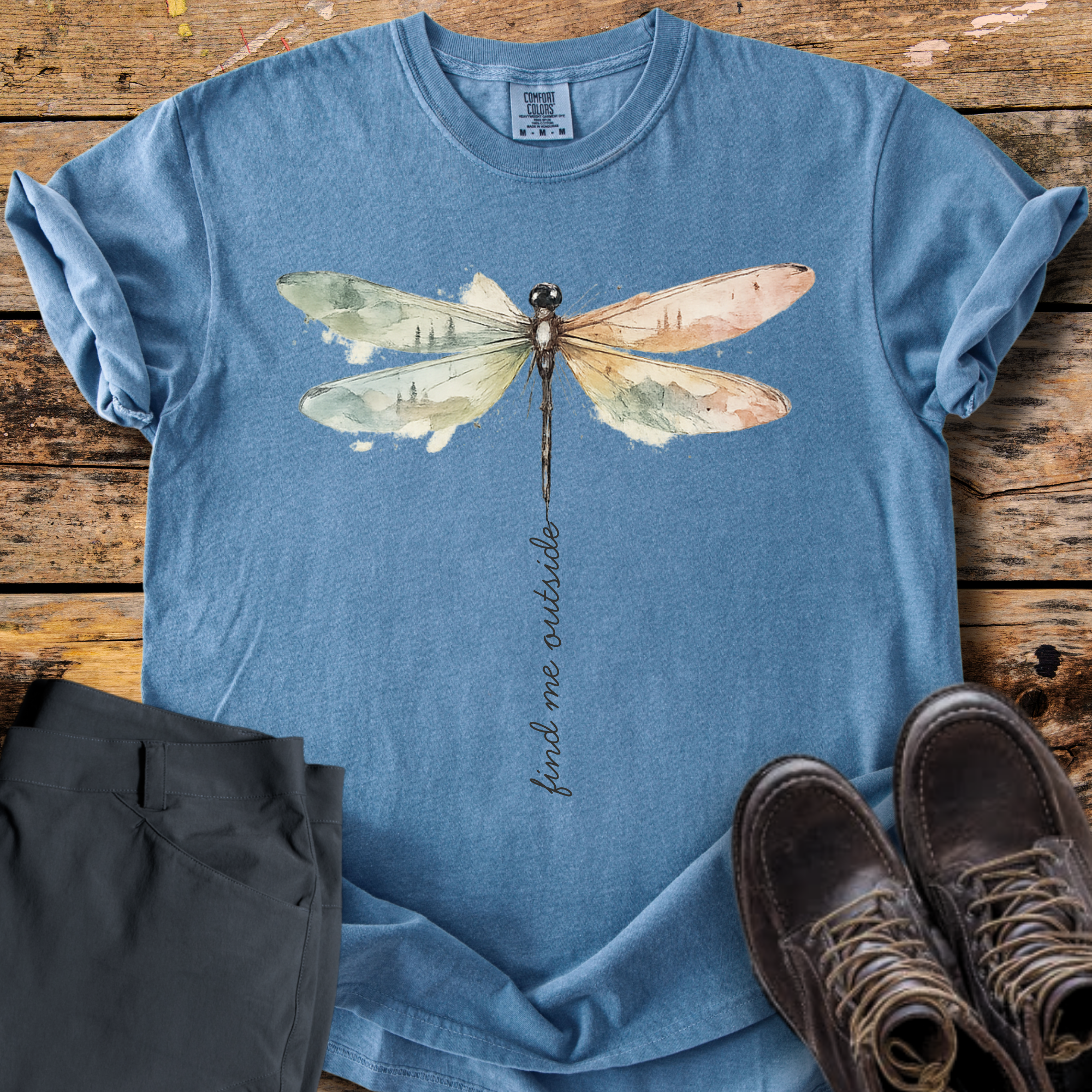 Find Me Outside Dragonfly T-Shirt