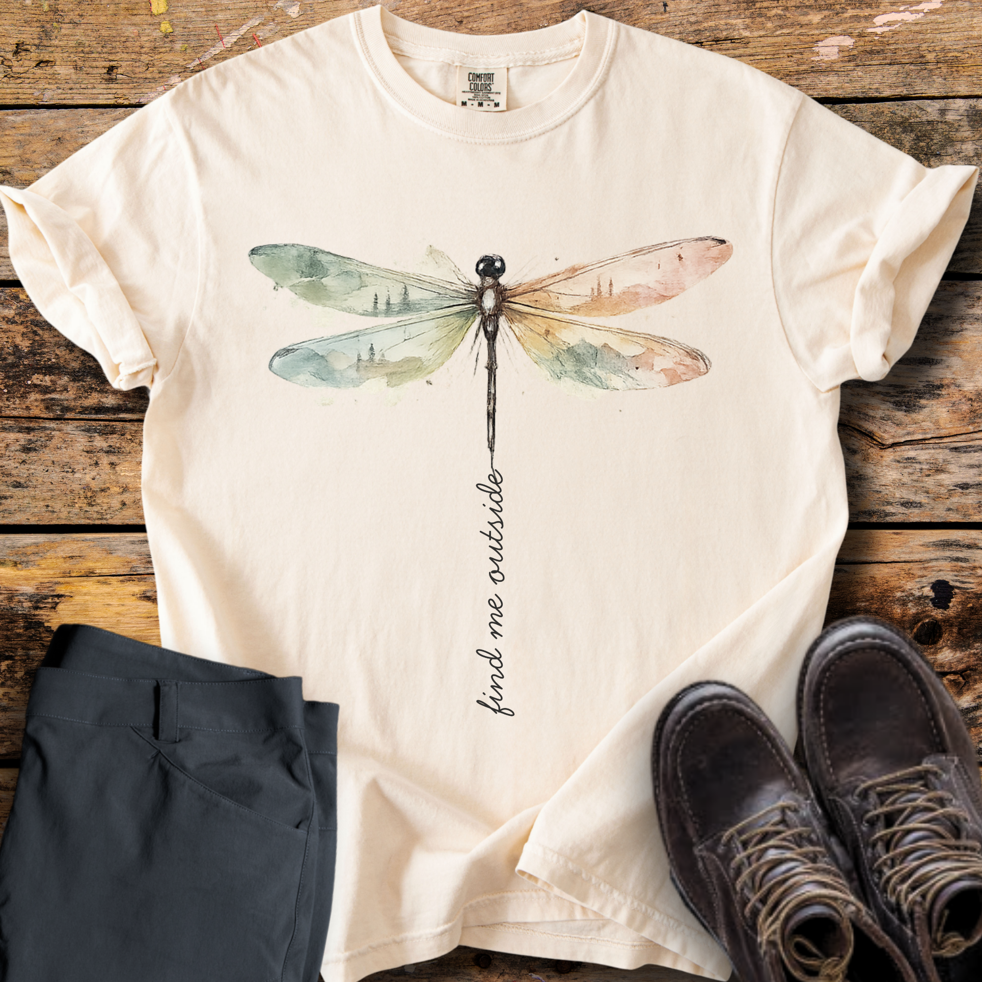 Find Me Outside Dragonfly T-Shirt