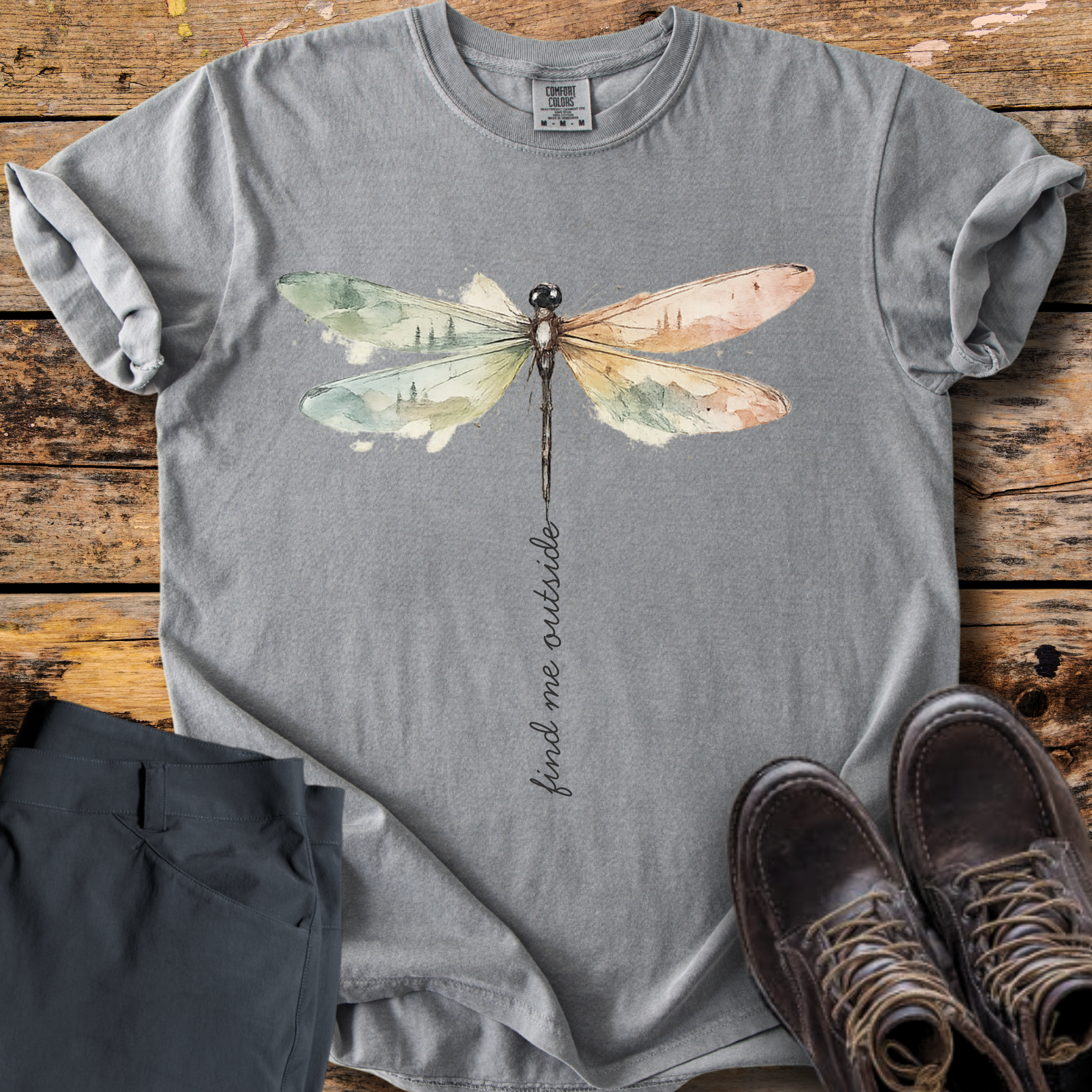 Find Me Outside Dragonfly T-Shirt
