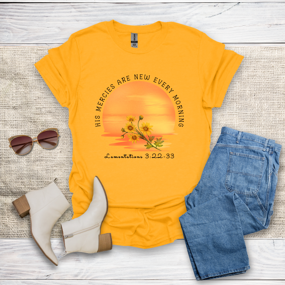 His Mercies Are New T-Shirt SST326V4