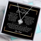 To My Daughter - Unbreakable Bond Necklace Gift Set - SS1020