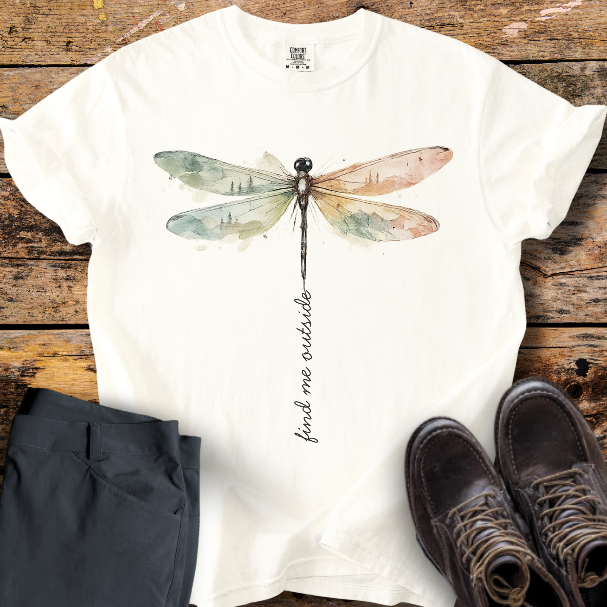Find Me Outside Dragonfly T-Shirt