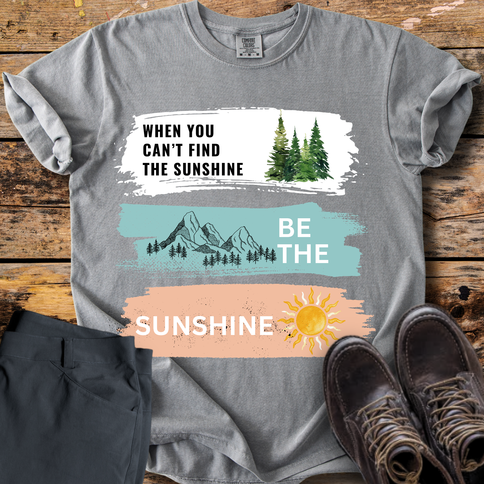 Sunshine Brushstroke T-Shirt