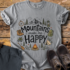 Mountains Make Me Happy T-Shirt