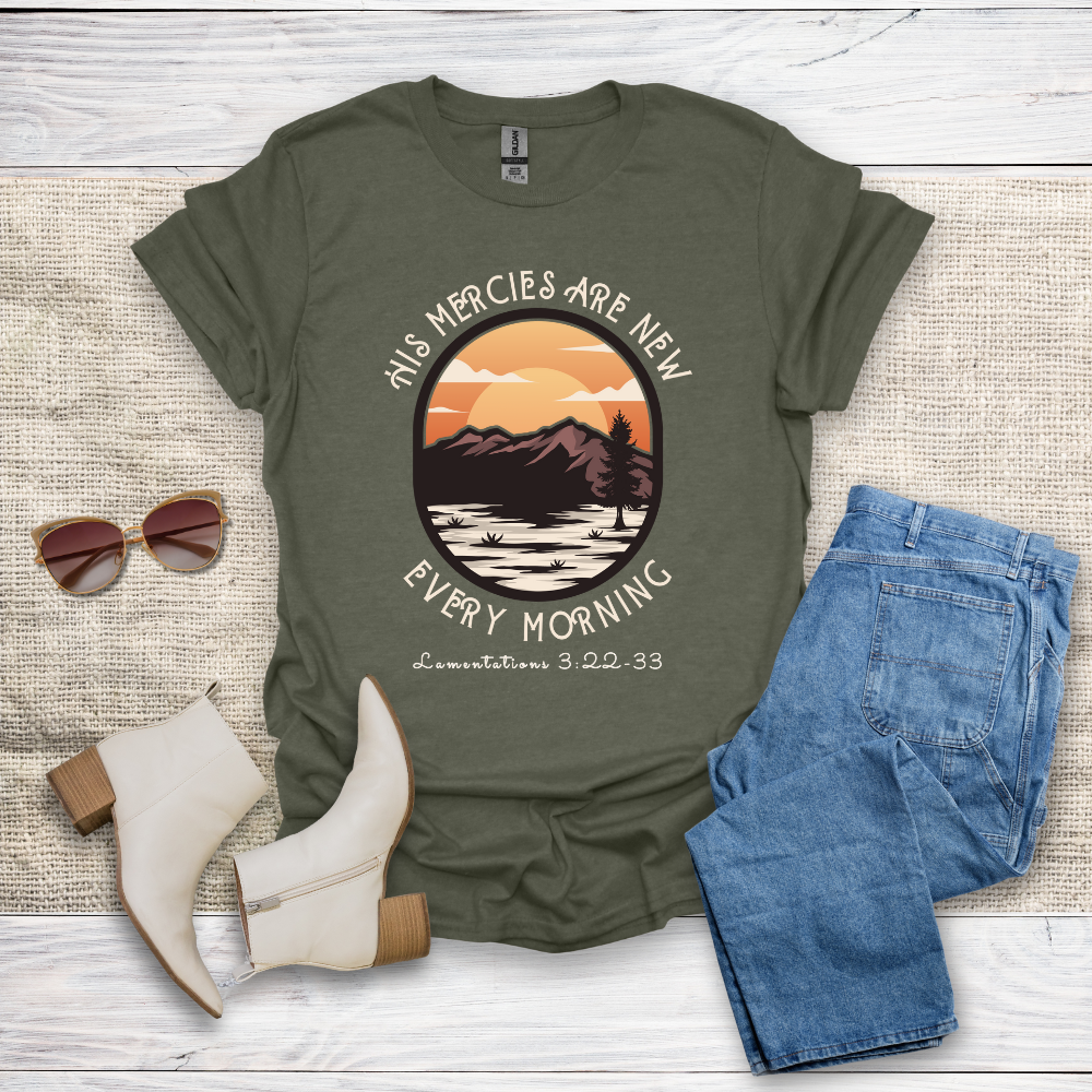 His Mercies Are New T-Shirt SST326V5
