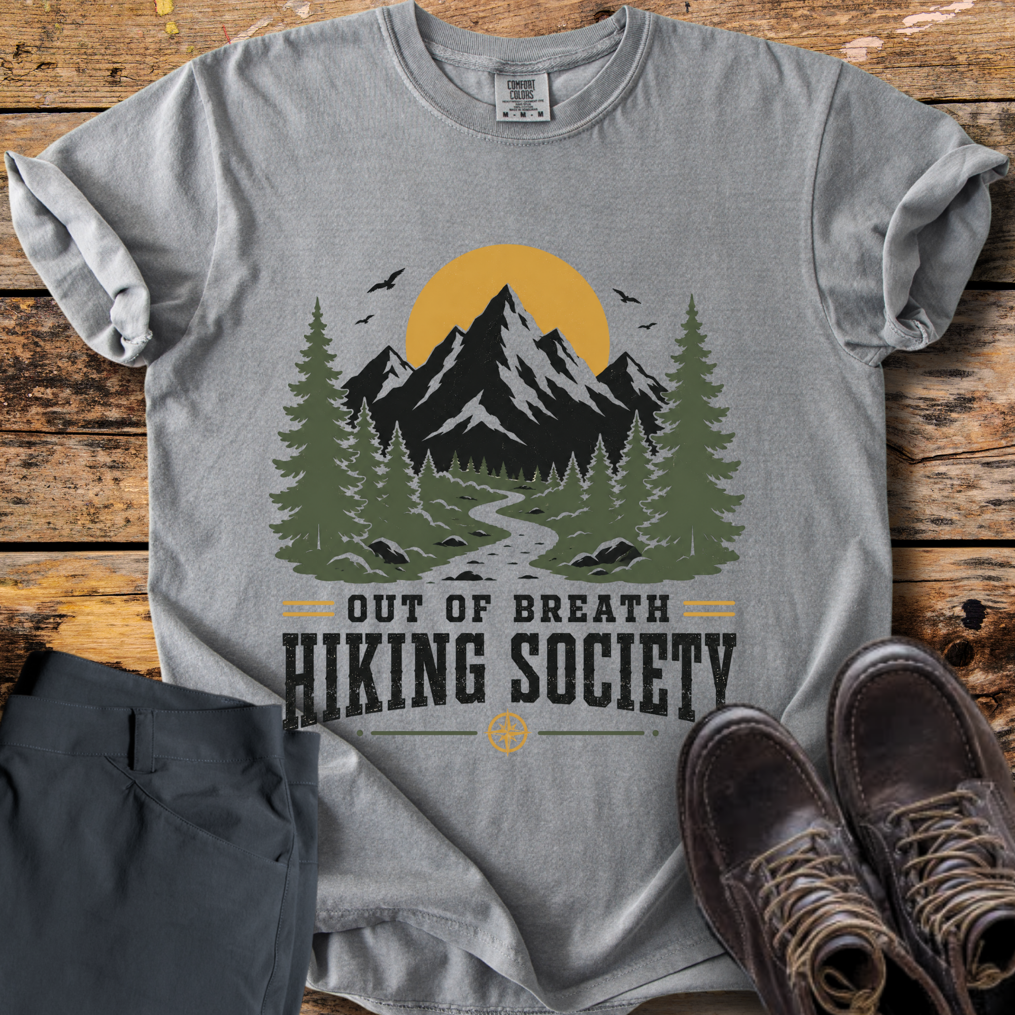 Out Of Breath Hiking Society T-Shirt