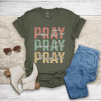 Pray On It Over It Through It T-Shirt