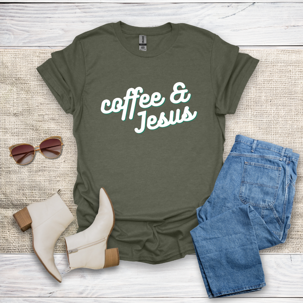 Coffee & Jesus T-Shirt SST315V2