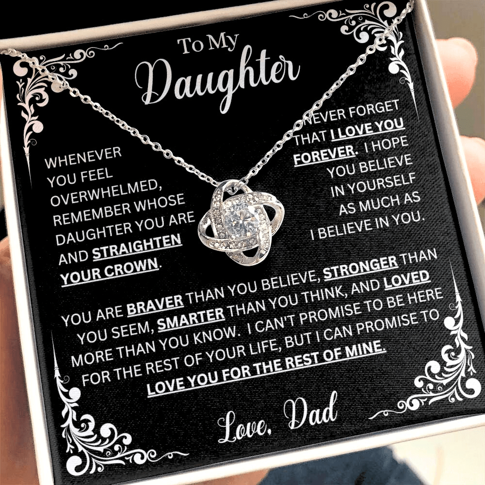 Crown of Confidence: Necklace Gift Set for Daughter