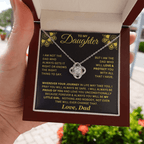 Forever My Little Girl Necklace Gift For Daughter