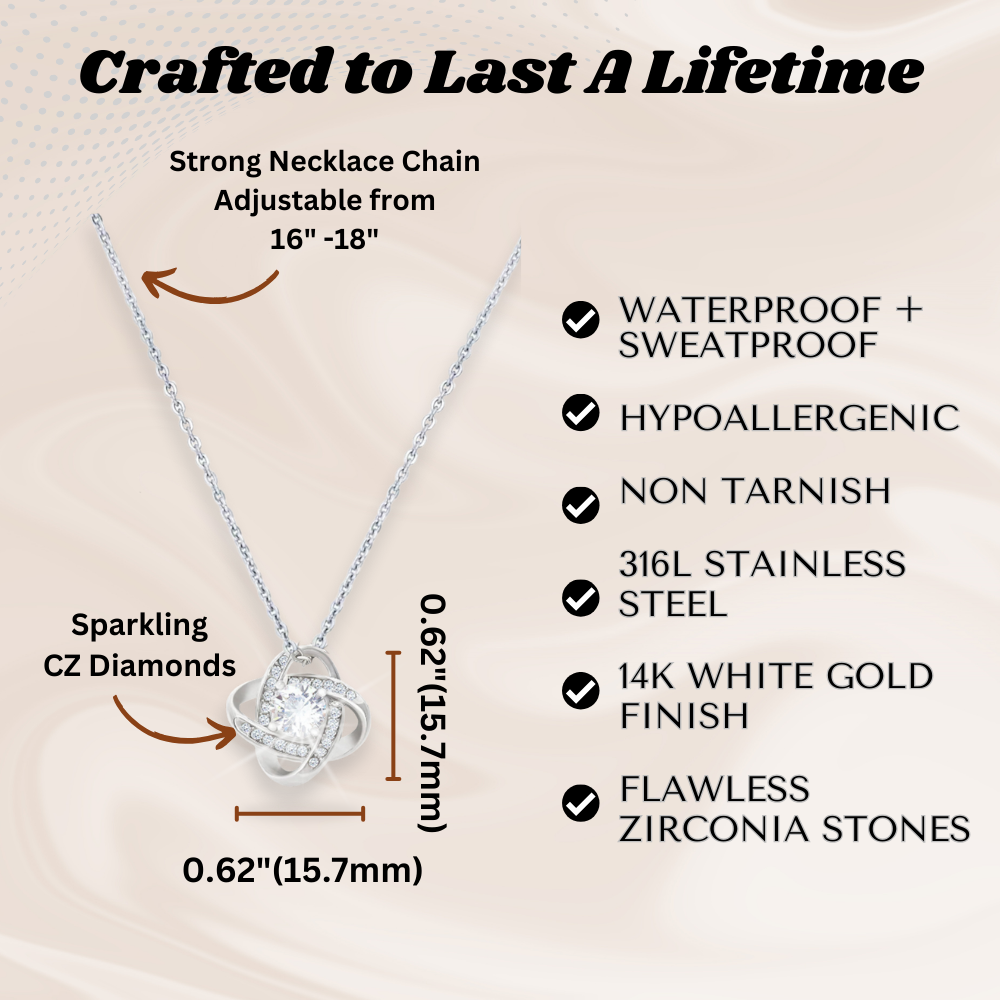 To My Daughter - Unbreakable Bond Necklace Gift Set - SS1040