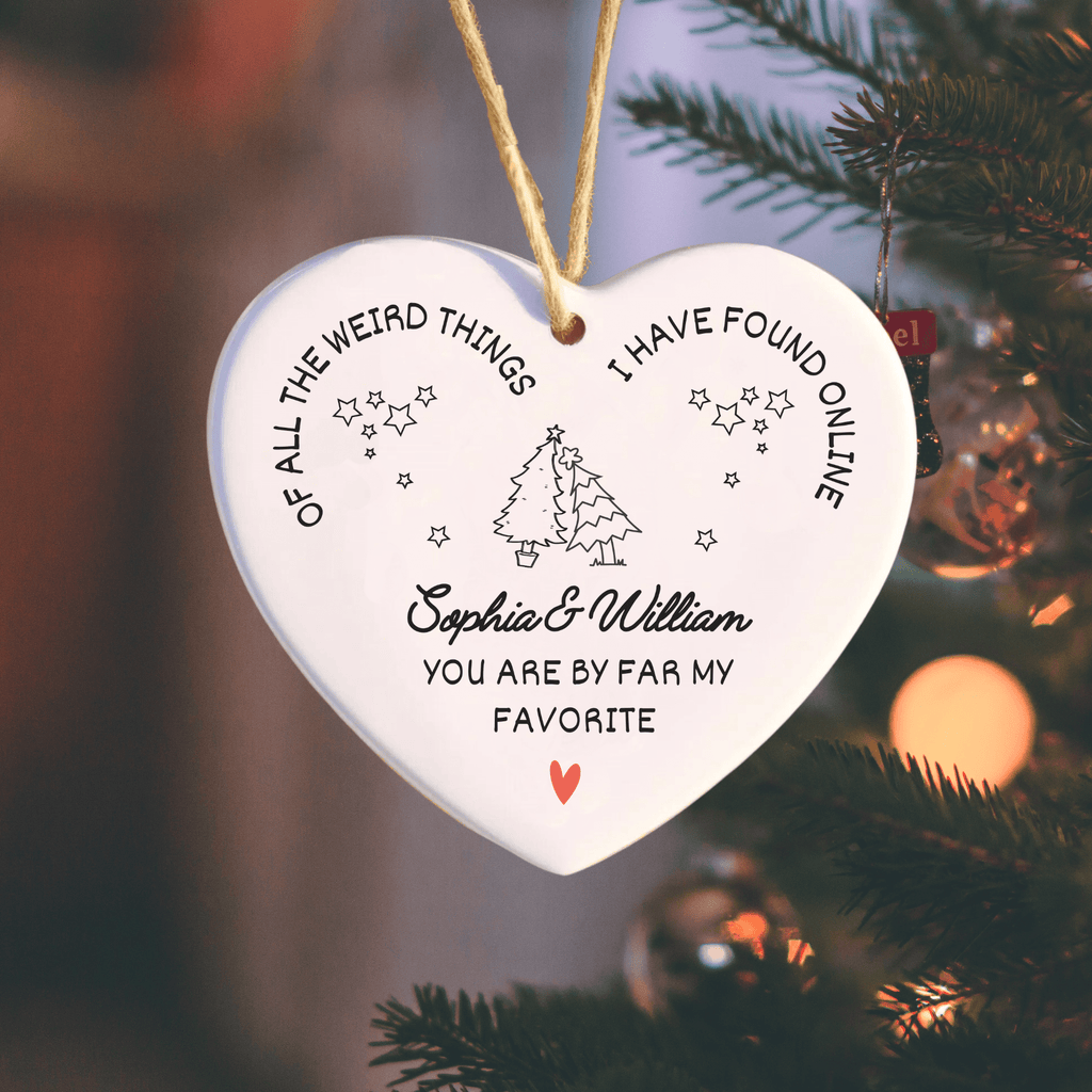 Favorite Find: Personalized Heart Ornament