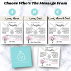 Eternal Love & Light: Necklace Gift Set for Daughter