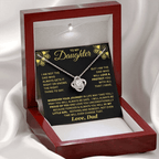 Forever My Little Girl Necklace Gift For Daughter